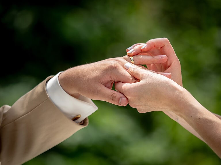 Foto met ring